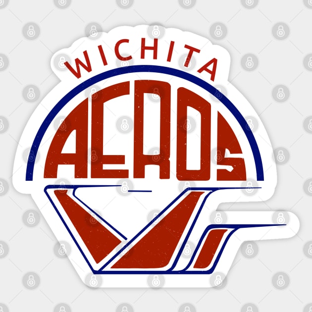 Defunct Wichita Aeros Baseball 1984 Sticker by LocalZonly